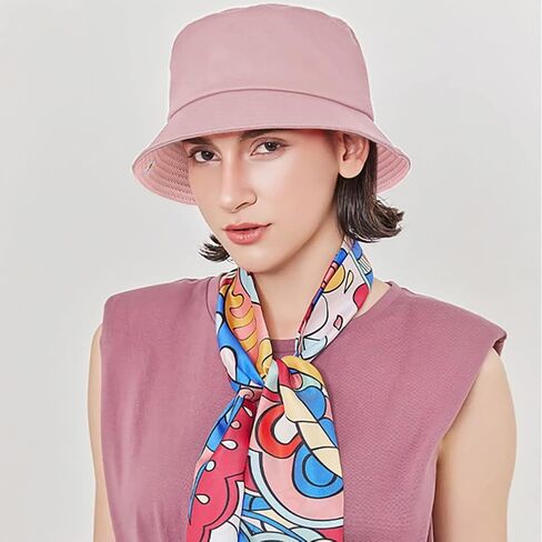 Taidor Print Cotton Bucket Hat Beach Hat Summer Travel Sun Hats Fisherman Cap in Saudi Arabia