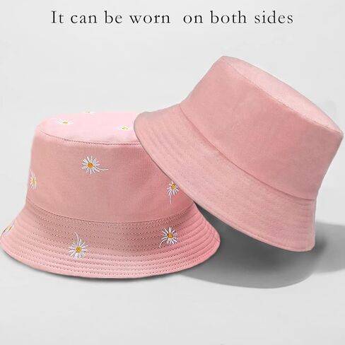Taidor Print Cotton Bucket Hat Beach Hat Summer Travel Sun Hats Fisherman Cap in Saudi Arabia