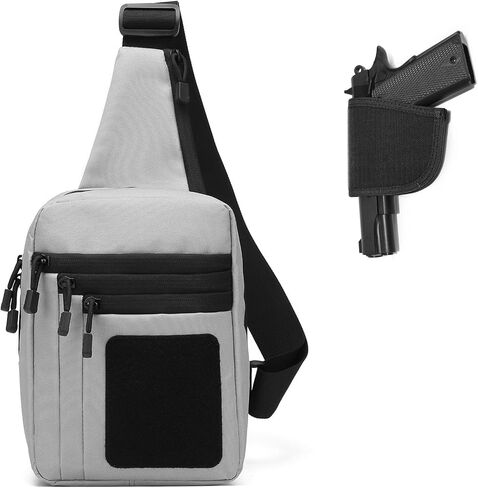 Tactical Sling Chest Bag Concealed Carry Bags with Gun Holder EDC Shoulder Crossbody Casual pack in Kuwait