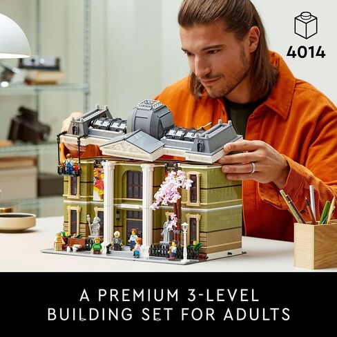 LEGO Icons Natural History Museum Building Kit for Adults, Build and Display Gift Idea for Lovers of Museums, Dinosaurs, Science and Geology, Addition to The Modular Buildings Collection, 10326 in Saudi Arabia