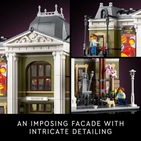 LEGO Icons Natural History Museum Building Kit for Adults, Build and Display Gift Idea for Lovers of Museums, Dinosaurs, Science and Geology, Addition to The Modular Buildings Collection, 10326 in Saudi Arabia