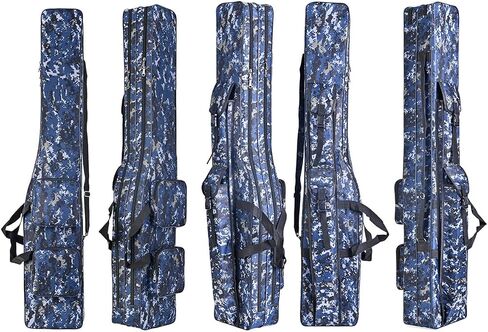 Toasis Fishing Rod Carrier Bag Fishing Pole Carrying Case for Travel 4.26 Ft Length 1.3M (Olive) in Saudi Arabia