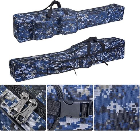 Toasis Fishing Rod Carrier Bag Fishing Pole Carrying Case for Travel 4.26 Ft Length 1.3M (Olive) in Saudi Arabia