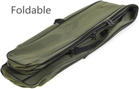 Toasis Fishing Rod Carrier Bag Fishing Pole Carrying Case for Travel 4.26 Ft Length 1.3M (Olive) in Saudi Arabia