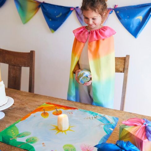 Sarah's Silks Around The Year Mini-Playsilk | Montessori and Waldorf Birthday Toy in Kuwait
