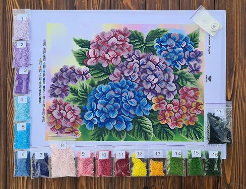 طقم تطريز مطرز، كوبية، غرز متقاطعة مطرزة، تطريز الأزهار، زهور البنفسج in Kuwait