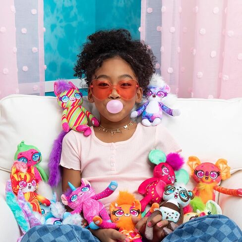 لعبة Fur by the Foot Bubble Gum Besties Series 1 حيوانات محشوة من القطيفة، ألعاب أطفال للأعمار من 3 سنوات فما فوق من Just Play in Saudi Arabia