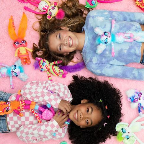 لعبة Fur by the Foot Bubble Gum Besties Series 1 حيوانات محشوة من القطيفة، ألعاب أطفال للأعمار من 3 سنوات فما فوق من Just Play in Saudi Arabia