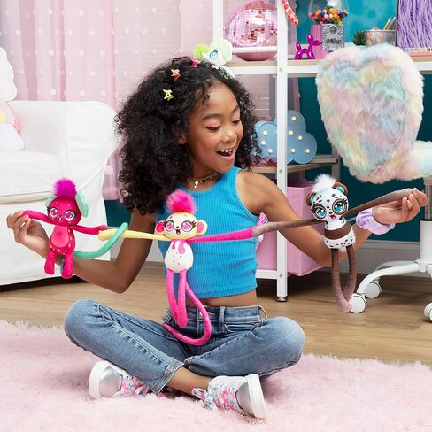 لعبة Fur by the Foot Bubble Gum Besties Series 1 حيوانات محشوة من القطيفة، ألعاب أطفال للأعمار من 3 سنوات فما فوق من Just Play in Saudi Arabia