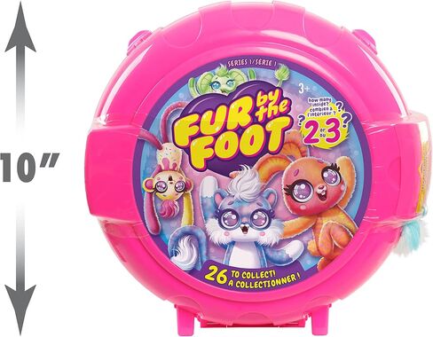 لعبة Fur by the Foot Bubble Gum Besties Series 1 حيوانات محشوة من القطيفة، ألعاب أطفال للأعمار من 3 سنوات فما فوق من Just Play in Saudi Arabia