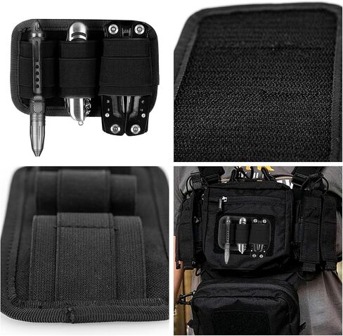 Focalmotors 3 قطعة منظم وحدات التكتيكية فائدة المشرف EDC إدراج الحقيبة لوحة هوك السحابات لحقيبة الظهر والسترة التكتيكية in Kuwait
