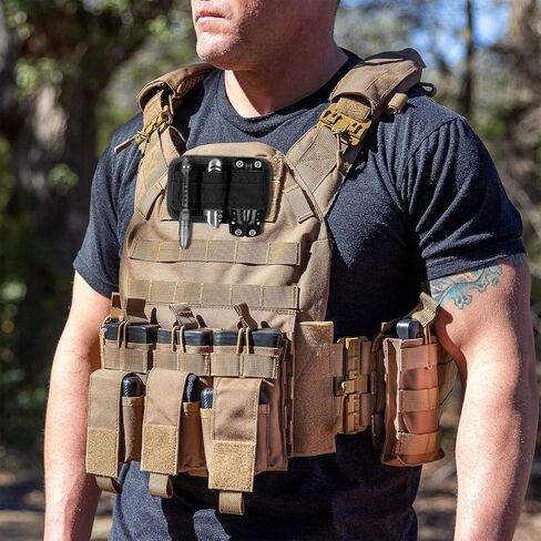 Focalmotors 3 قطعة منظم وحدات التكتيكية فائدة المشرف EDC إدراج الحقيبة لوحة هوك السحابات لحقيبة الظهر والسترة التكتيكية in Kuwait