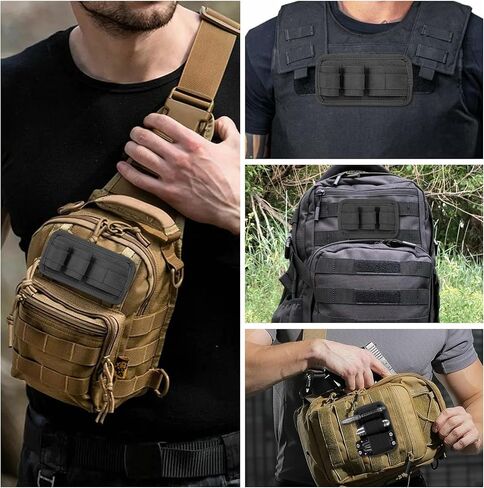Focalmotors 3 قطعة منظم وحدات التكتيكية فائدة المشرف EDC إدراج الحقيبة لوحة هوك السحابات لحقيبة الظهر والسترة التكتيكية in Kuwait