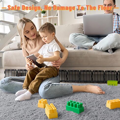 Under Bed Blocker for Pets - 24 Pack Under Couch Blocker with Tie Straps Toy Blocker for Under Couch to Stop Toys, Dogs and Cats Going Under Bed or Sofa Couch in Saudi Arabia