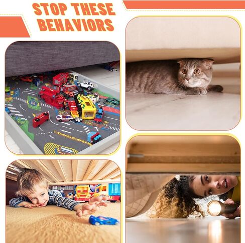 Under Bed Blocker for Pets - 24 Pack Under Couch Blocker with Tie Straps Toy Blocker for Under Couch to Stop Toys, Dogs and Cats Going Under Bed or Sofa Couch in Saudi Arabia