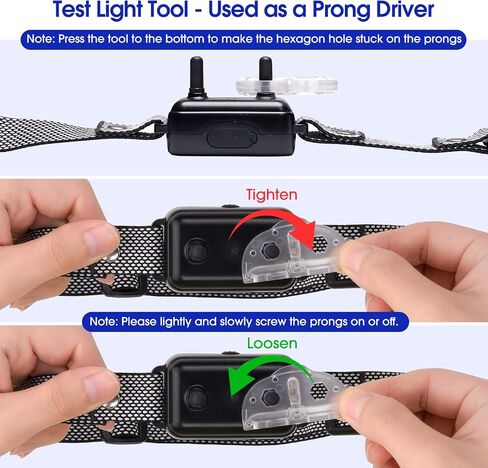Replacement Accessory Kit for Haoteful G22 Dog Training Collar: 2 Pairs Rubber Electric Shock Prongs(Short + Long) + Test Light Tool + 1-Splitted-2 USB Charging Cable in Saudi Arabia