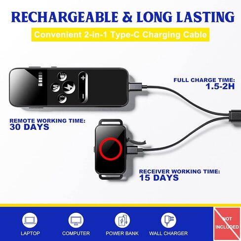 Replacement Accessory Kit for Haoteful G22 Dog Training Collar: 2 Pairs Rubber Electric Shock Prongs(Short + Long) + Test Light Tool + 1-Splitted-2 USB Charging Cable in Saudi Arabia
