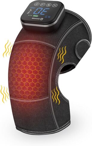 COMFIER Cordless Knee Massager with Vibration, Heated Knee Brace for Arthritis, Knee Heating Pad for Knee Pain, Electric Knee Support Fsa Hsa Eligible, Graphene Heating, Gifts for Men Women (Set of 1) in Kuwait