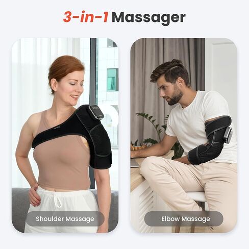 COMFIER Cordless Knee Massager with Vibration, Heated Knee Brace for Arthritis, Knee Heating Pad for Knee Pain, Electric Knee Support Fsa Hsa Eligible, Graphene Heating, Gifts for Men Women (Set of 1) in Kuwait