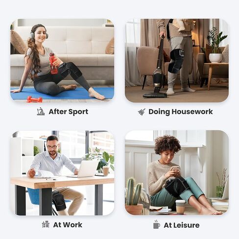 COMFIER Cordless Knee Massager with Vibration, Heated Knee Brace for Arthritis, Knee Heating Pad for Knee Pain, Electric Knee Support Fsa Hsa Eligible, Graphene Heating, Gifts for Men Women (Set of 1) in Kuwait