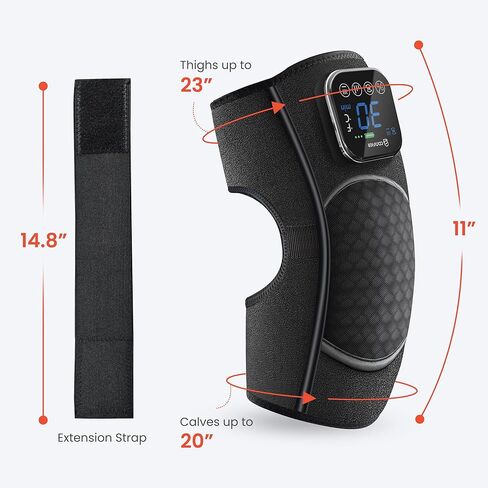 COMFIER Cordless Knee Massager with Vibration, Heated Knee Brace for Arthritis, Knee Heating Pad for Knee Pain, Electric Knee Support Fsa Hsa Eligible, Graphene Heating, Gifts for Men Women (Set of 1) in Kuwait