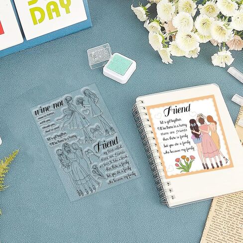 ORIGACH 8.3 by 11.7 Inch Tropical Beach Scenes with Summer Coconut Tree Clear Stamps for Cards Making DIY Scrapbooking Journaling Photo Album Decoration in Saudi Arabia