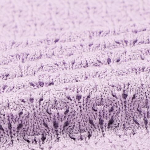 بطانية Leyeet للأطفال، بطانية قطنية للأطفال الرضع، بطانية خلوية محبوكة للأطفال حديثي الولادة من الأولاد والبنات in Kuwait