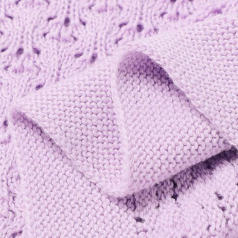 بطانية Leyeet للأطفال، بطانية قطنية للأطفال الرضع، بطانية خلوية محبوكة للأطفال حديثي الولادة من الأولاد والبنات in Kuwait