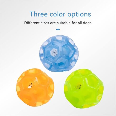 Dog Balls for Aggressive Chewers: Dog Toy Balls Interactive Dog Ball Virtually Indestructible Dog Ball Toy Dog Balls for Large Dogs Squeaky Dog Ball Pet Ball in Saudi Arabia