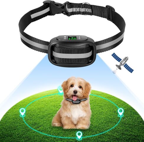 سياج الكلب اللاسلكي VIVOHOME GPS، طوق الكلب الكهربائي مع نغمة، اهتزاز، ووضع الصدمة نصف قطر الإشارة يصل إلى 1094 ياردة، نظام احتواء الحيوانات الأليفة مقاوم للماء وقابل لإعادة الشحن للكلاب المتوسطة والكبيرة in Saudi Arabia