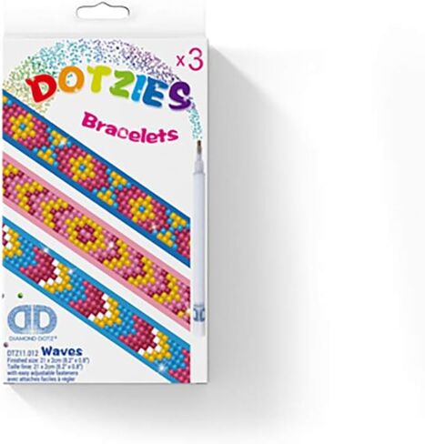DIAMOND DOTZ Waves Diamond Painting Kits for Adults - Diamond Art Kits a Relaxing Creative Craft Kit with Dotz Gems in Saudi Arabia