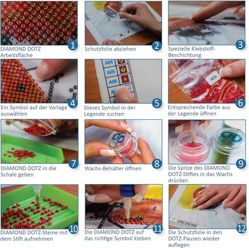 DIAMOND DOTZ Waves Diamond Painting Kits for Adults - Diamond Art Kits a Relaxing Creative Craft Kit with Dotz Gems in Saudi Arabia