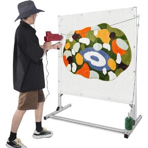 طقم إطارات سجادة Yosuny، أحدث إطار معدني من الألومنيوم مقاس 55.1 بوصة لصنع السجاد، إطار سجادة للخياطة، طقم خصلة السجاد للمبتدئين والمحبين in Kuwait