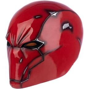 Red Resin Comics Helmet Men Full Face Anime Mask for Adults with Anti-Hero Cosplay Costume - Collectibles