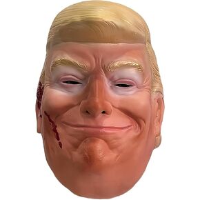 FLORENCE IISA Donald Trump Mask For Adults Presidential Candidate Mask Halloween Realistic Latex Old Man Mask For Cosplay