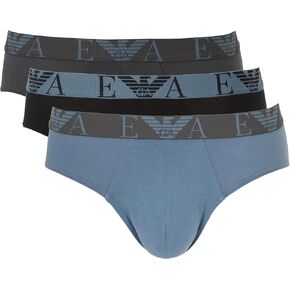 Emporio Armani Men's Bold Monogram 3-Pack Brief