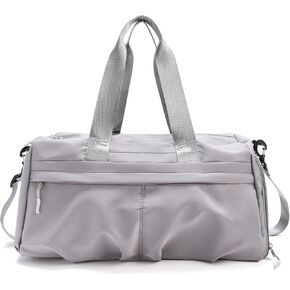 Premium Waterproof Sports Bag for Women and Men - Lightweight Gym Bag and Travel Bag with Multiple Compartments, Ideal for Yoga, Beach, Workout, and Daily Use - Stylish and Durable (Black)
