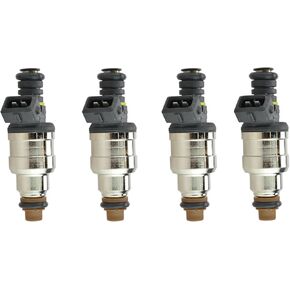 TRQ Fuel Injector Set Compatible with 1985-2001 Ford Lincoln Mazda Mercury Merkur Olds Pontiac
