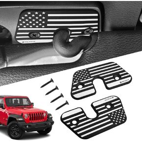 Sun Visor Repair Kit, Aluminum Alloy Sun Visor Clips for Jeep Wrangler JK 2018, JL 2018-2023, 2020-2023 Gladiator, Upgrade Visor Repair Kit, Car Visor Accessories, Used for Repairs Sagging Sun Visor
