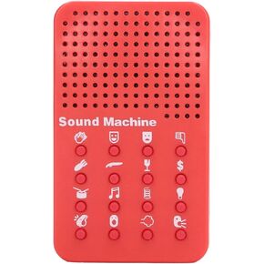 Sound Machine, Electronic Sound Maker, Portable Novelty Prank Kids & Adults, Funny Sound Machine with 16 Sound Effects, Gag and Practical Joke Toys, Battery Included