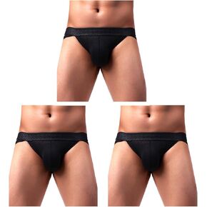 Arjen Kroos Men's Sexy Jock Strap Thong Translucent Jockstrap Underwear Breathable Athletic Supporter