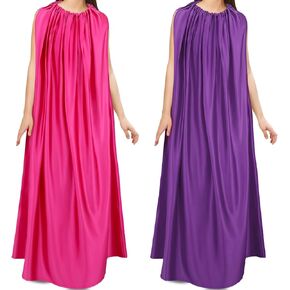 Suhine 2 Pcs Yoni Steam Gown Robe Sauna Steam Cloak Sauna Sweating Steam Kit for Bath Home Spa, Hair Salon(Rose, Purple)
