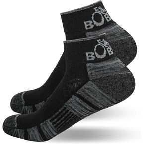 Ergonomic Ankle Cycling Biking Socks - Comfort for Bicycle Bike Riding, 2 Pairs