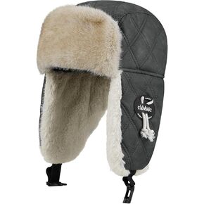 Croogo الصياد قبعة الشتاء القبعات للرجال Trooper الروسية قبعة تدفئة مع الأذن اللوحات النساء Ushanka الفراء قبعة يندبروف قبعة تزلج