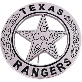 Wild West with the Authentic Western Cowboy Badge Pin Durable Metal, Perfect for Collectors, Authentic Touch to Any Outfit or Display. Decoration badge
