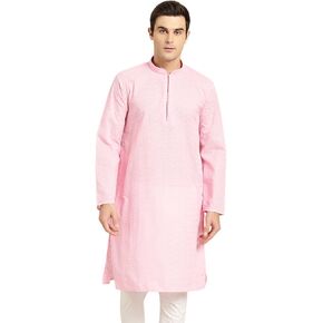 Sojanya (Since 1958, Men's Pure Cotton Embroidered Only Kurta