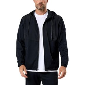 INTO THE AM Daybreak Performance Lightweight Windbreaker Jacket for Men S-4XL Athletic Workout Hoodie for Running Hiking Gym in Kuwait