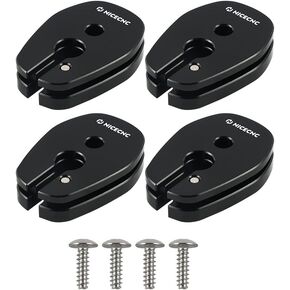 NICECNC Black Front and Rear Blinker Stalk Elimination Kit Adapter Plate Turn signal adapter Compatible with Kawasaki KLR 650 2008-2018 2017 2016 2015 2014 2013