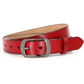 Women Leather Belts for Jeans Pants Fashion Dress Belt for Women with Solid Pin Buckle in Kuwait