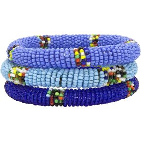 Handmade Maasai Bead Bracelets, From Kenya